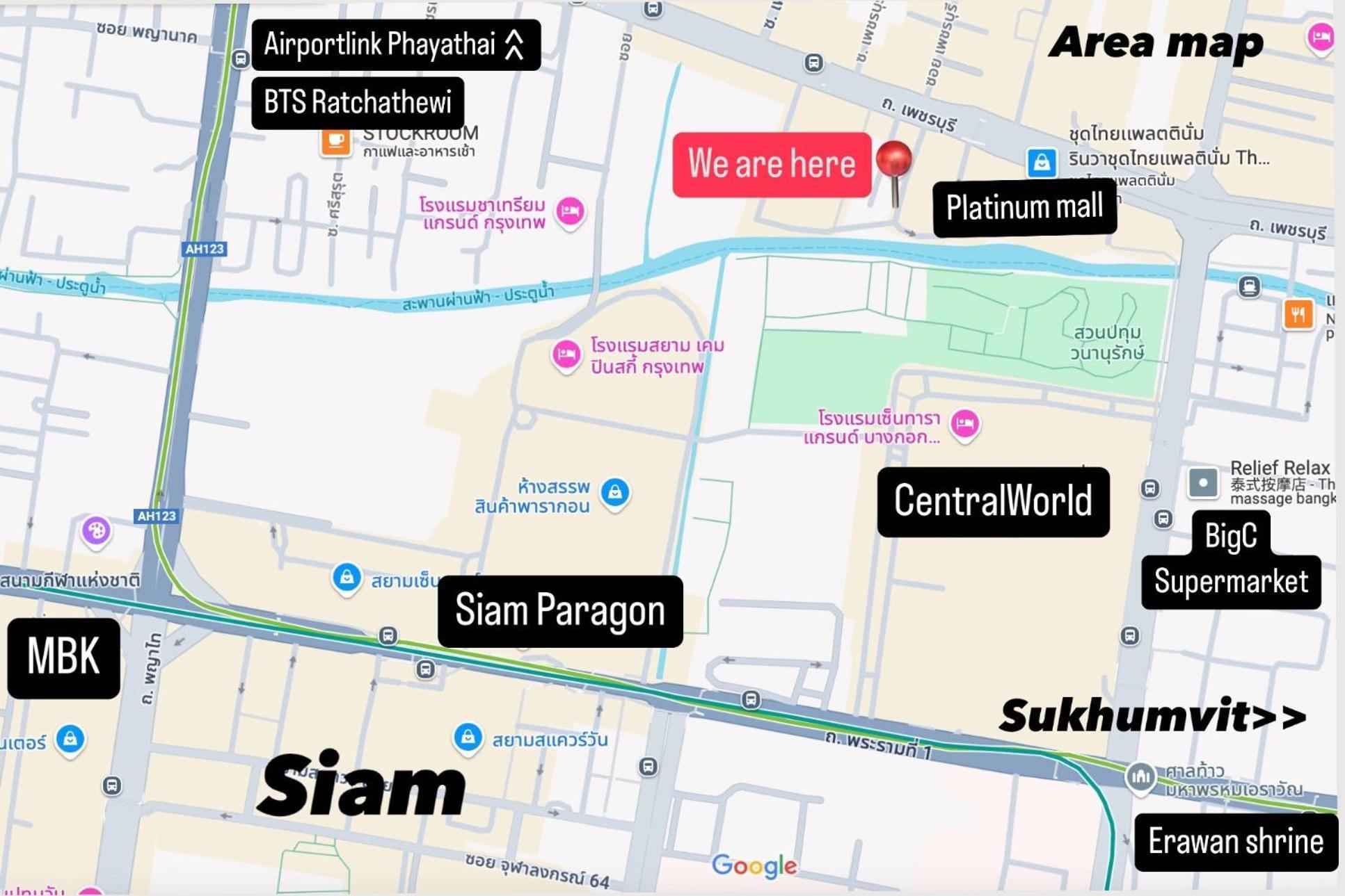 Platinum Deluxe Shopping Apartments Bangkok Exterior foto